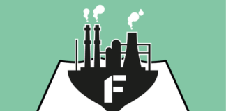 logo di Flavio Ferrarese per la rubrica Cultura e Industria di Fynpaper rivista di geocultura quotidiana