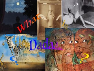 Dada art, work by school pupils, Alzani Gabriele