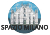 logo della rubrica Spazio Milano con l'immagine della facciata del Duomo e la scritta Spazio Milano