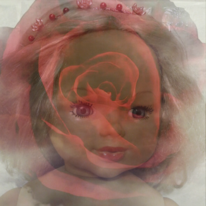 Vitaldo Conte, bambola e rosa in dissolvenza raccapricciante