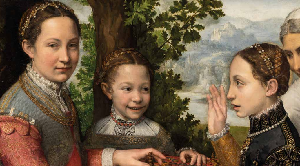 Dal catalogo: Le Signore dell'arte, storie di donne tra '500 e '600. donne che giocano a schacchi