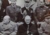 WInston Churchill, Franklin D. Roosevelt, Joseph Stalin alla Conferenza di Yalta, febbraio 1945. Occidente