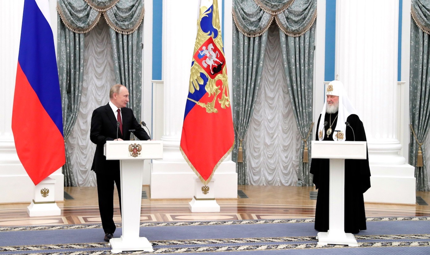 Patriarch Kirill, a holy war wanted by God, according to him - Una guerra santa voluta da Dio patriarca Kirill missili Putin