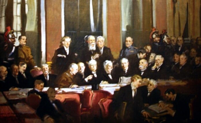Firma trattato di Versailles Pacifismo, smilitarizzazione e altri sogni impossibili