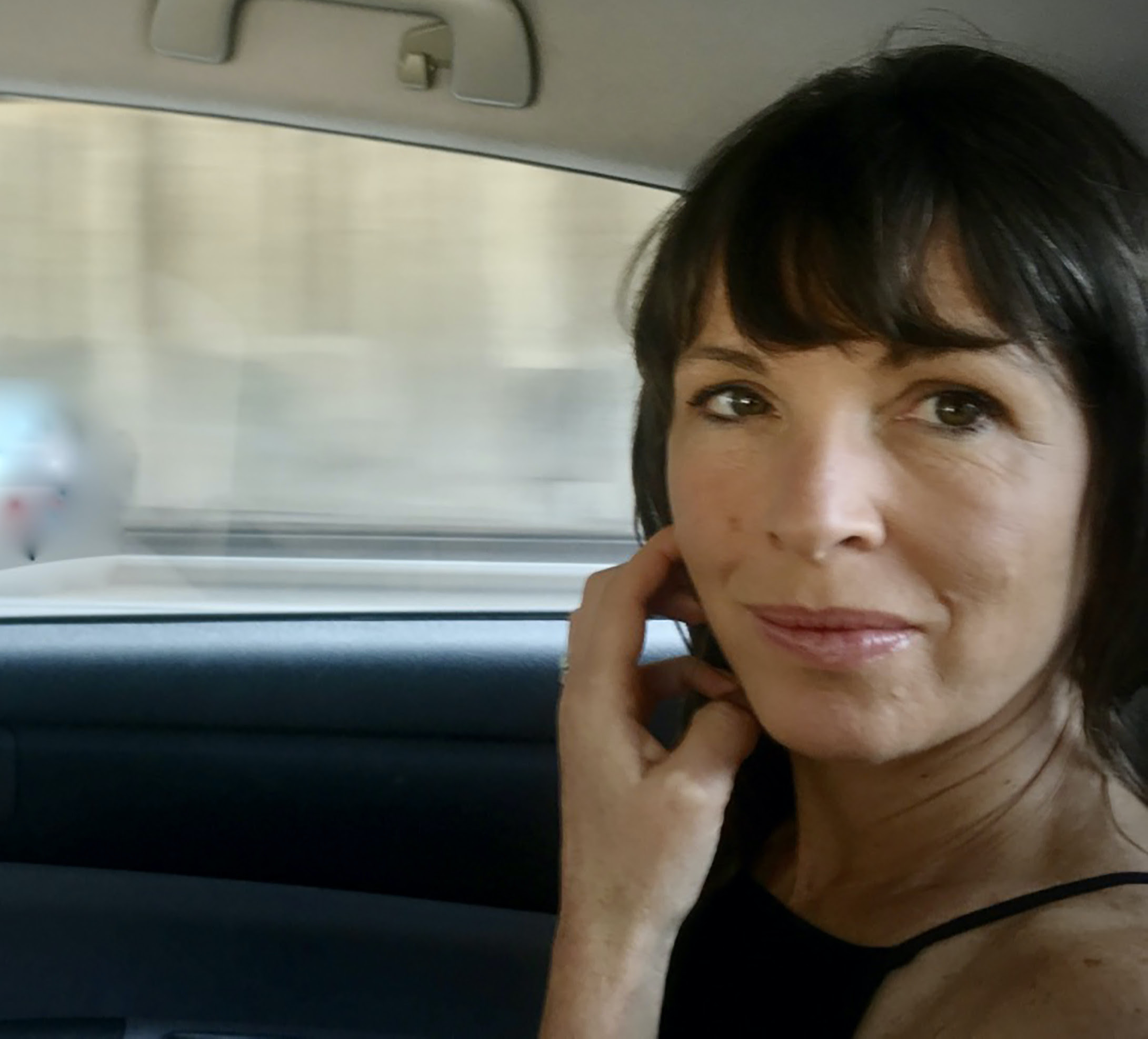 Rachel Cusk, foto Siemon Scamell-Katz, particolare Rachel Cusk a Venezia