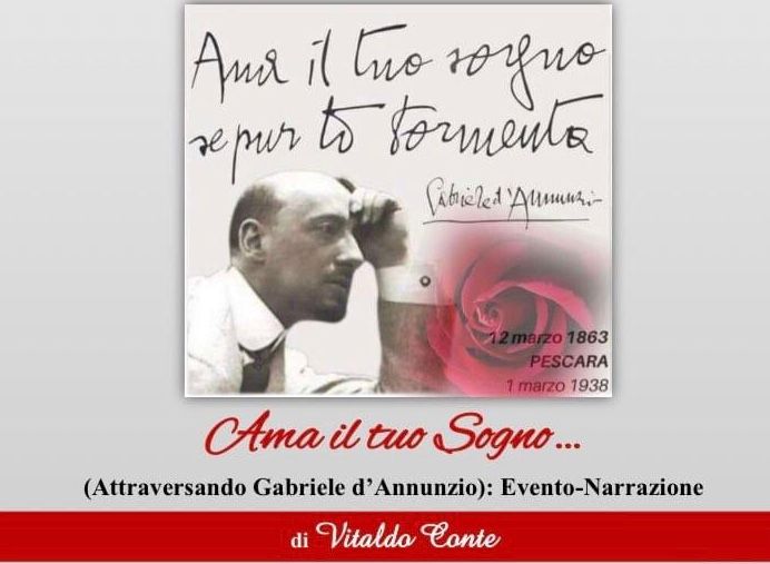 COngte Da0nnunzio IMM COVERF Performance di Vitaldo Conte sull’Arte-Vita di D’Annunzio