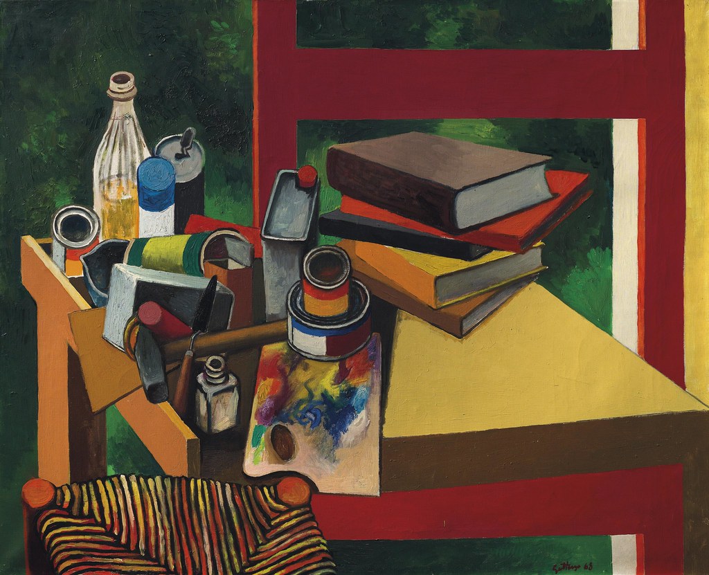 Renato Guttuso, Still Life, 1968 - Gandalf's Gallery renato-guttuso-la-rivoluzione-pittorica-di-un-artista